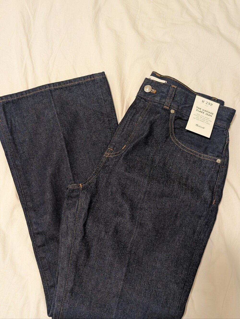 Madewell Women's High Rise vintage flare jean NWT Size 29P